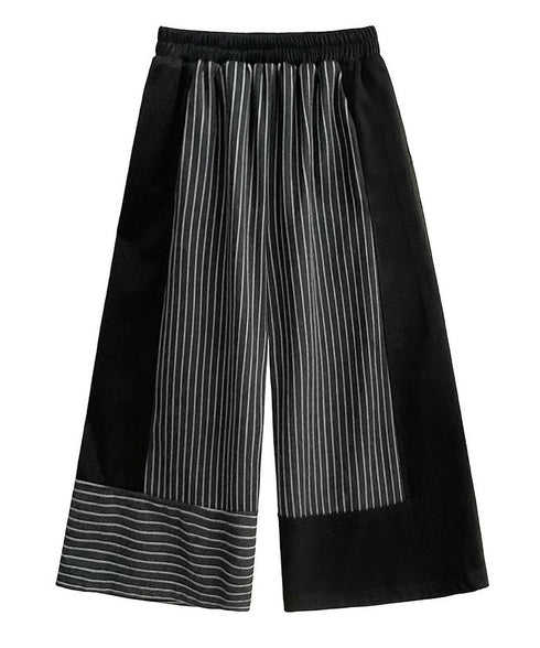 Panel Stripe Wide Pants