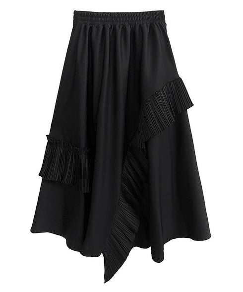 Pleat Ruffle Skirt
