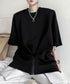 Zip Front Sweat Cardigan Tee