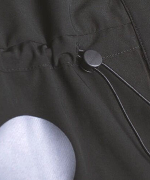 Polka Dot Drawstring Shirt Jumpsuit