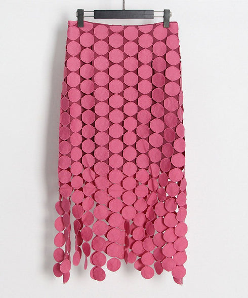 Dot Tassel Skirt