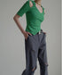 Cut-out Asymmetry Top