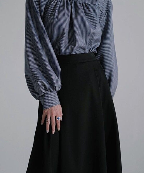 Ruffle Hem Layered Skirt