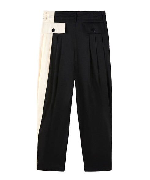 Bicolor Tapered Pants