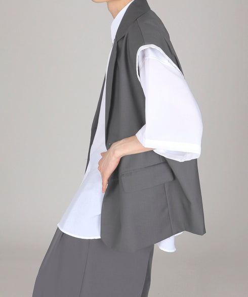 Vest & Wide Pants Co-ord