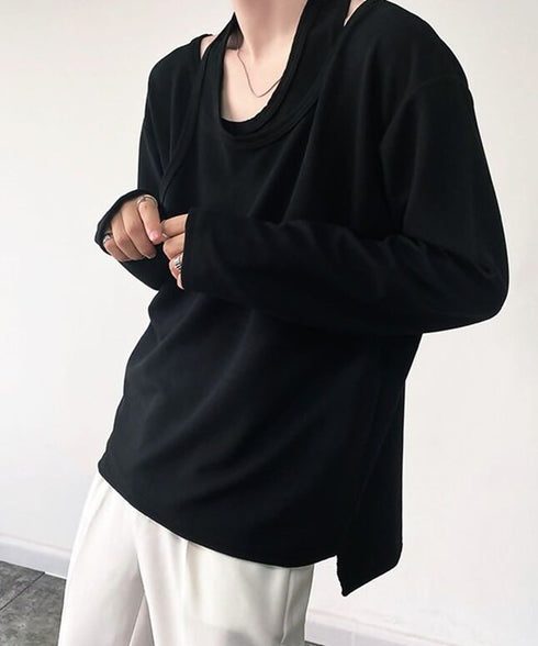 Overlapping Long Sleeve T-shirts