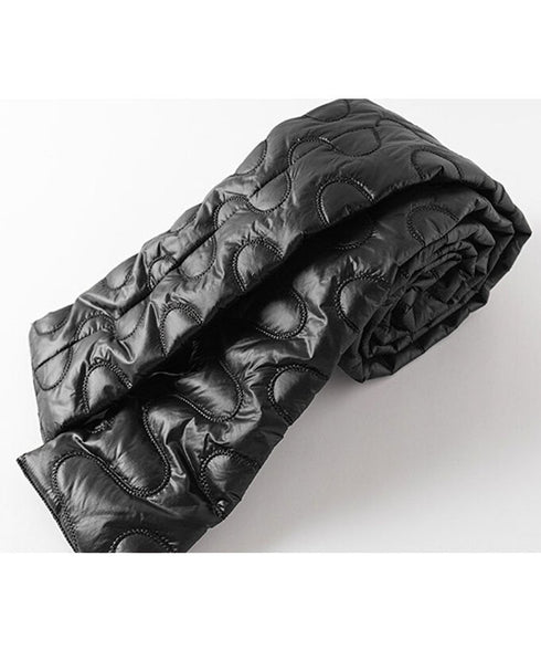 Quilted Sculpted Puffer Scarf