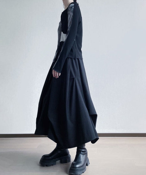 Boat-neck Blocking Top