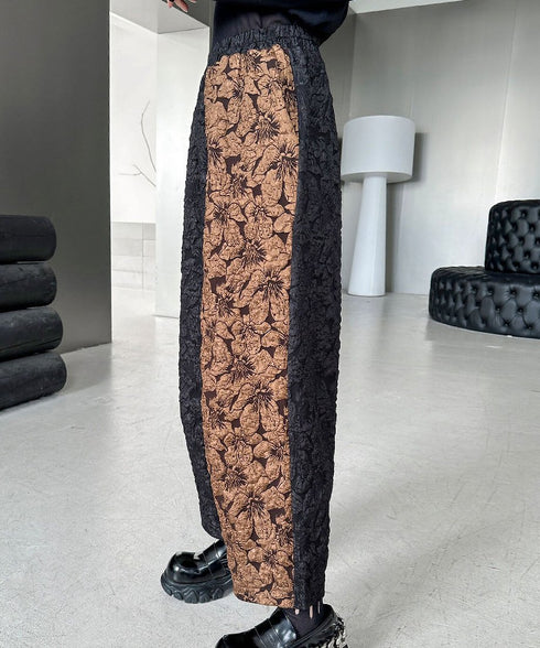 Ripple-fabric Vest&Pants Co-ord