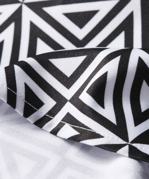 Geometric Triangle Print Shirt