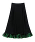 Ruffle Hem Layered Skirt