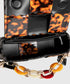 Tortoiseshell Chain Shoulder Bag