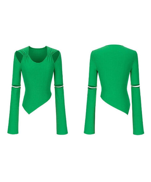 Cut-out Asymmetry Top