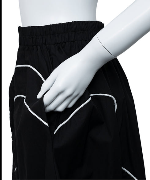 Double Line Flower Skirt