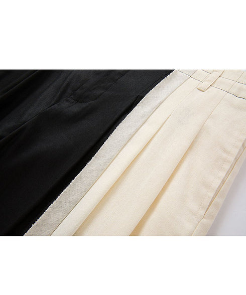 Bicolor Tapered Pants