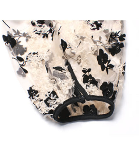 Sleeve See-through Dress