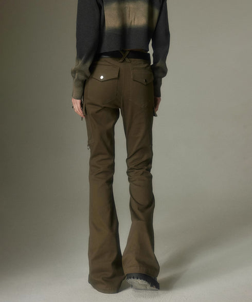 Straight Micro Flare Pants