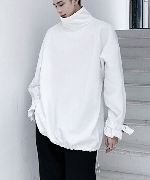 Half Zip High Neck Pullover