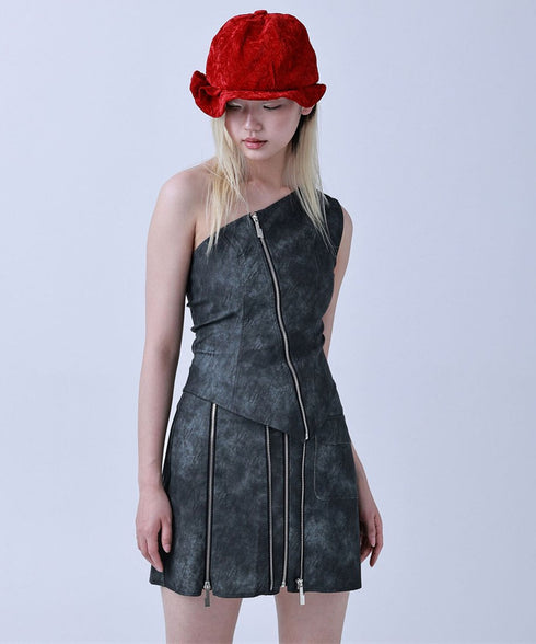 Velvet Wave Ribbon Hat