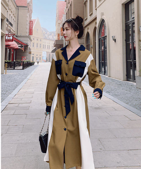 Color Blocking Dress