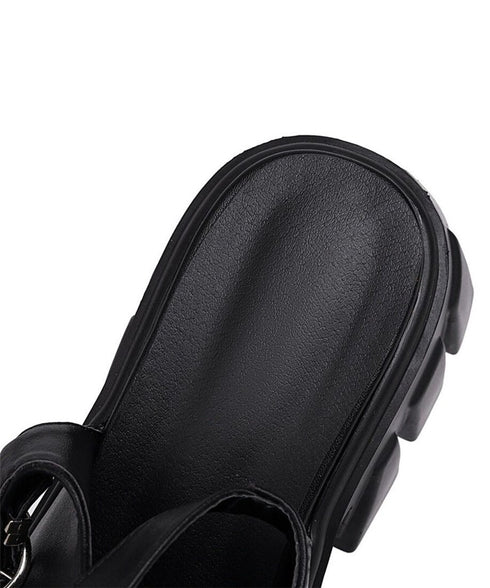 Platform Sabot Sandals