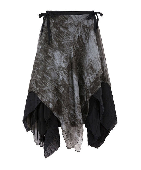Shadow Veil Layered Skirt