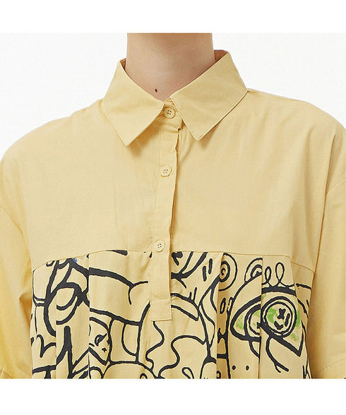 Graphic Art Printed Dress