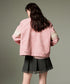 Color Block Faux Leather Jacket