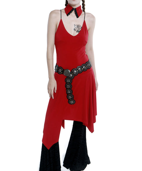 Rivet Disc Pin Buckle Belt