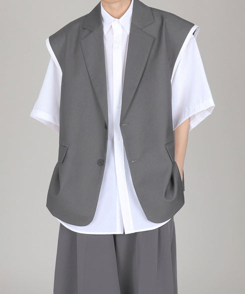 Vest & Wide Pants Co-ord