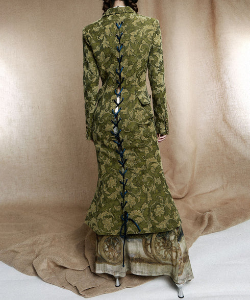 Art Full Open-back Dress