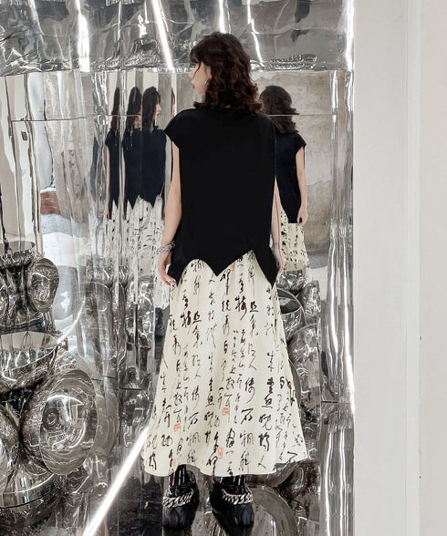 Drop Shoulder Zipper Top