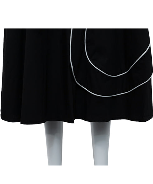Double Line Flower Skirt