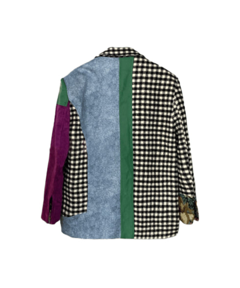 Jacquard Patchwork Jacket