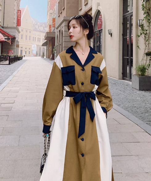 Color Blocking Dress