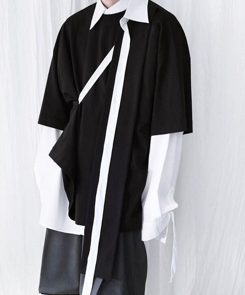 Asymmetric Layered Cut Top