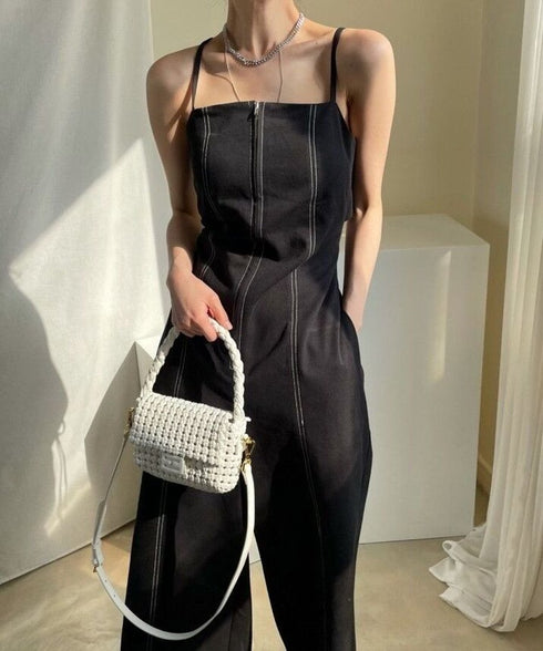 Front Zip Overalls