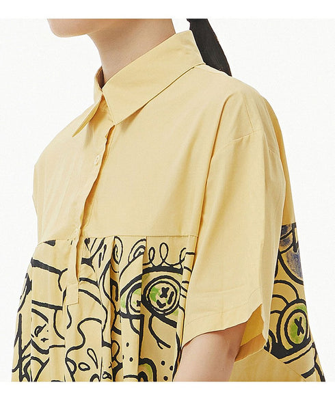 Graphic Art Printed Dress