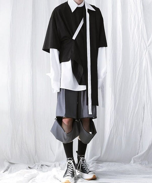 Asymmetric Layered Cut Top