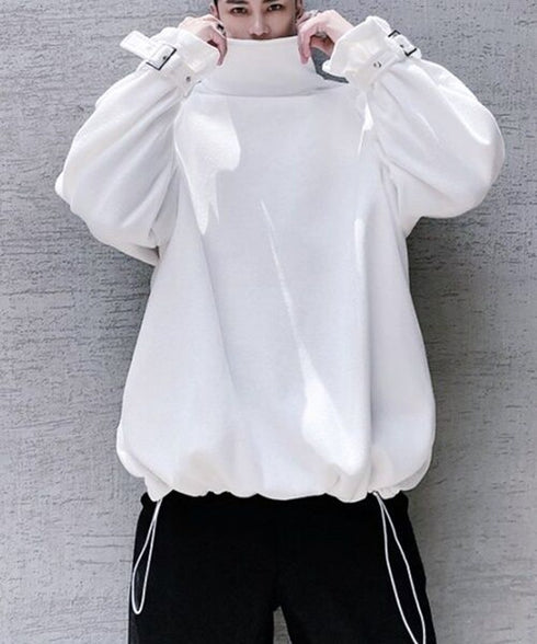 Half Zip High Neck Pullover