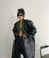 Oversized Faux Leather Jacket