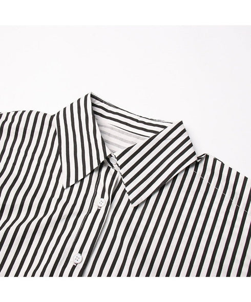 Stripe Shirt&Pants Co-ord