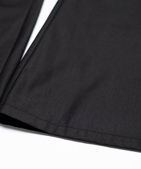 Layered Flare Cargo Pants