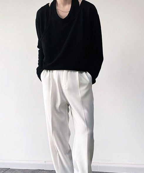 Overlapping Long Sleeve T-shirts