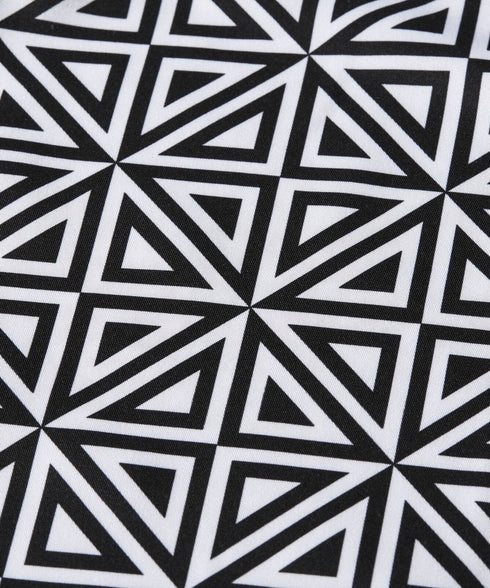 Geometric Triangle Print Shirt