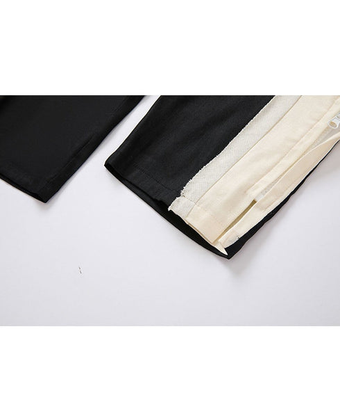 Bicolor Tapered Pants