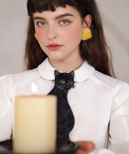 Black Cat Tie