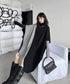Diagonal Switch Sweater Dress