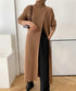 Long Knit Drape Sweater