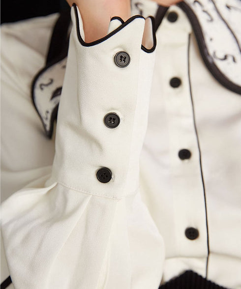 Watch Collar Blouse